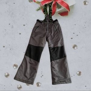 XMTN  Gray Snow Pants with Suspenders